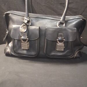 Dooney & Bourke Black Leather Shoulder Bag